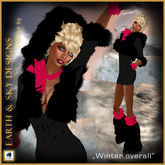 Earth & Sky - Winter Overall black resizable