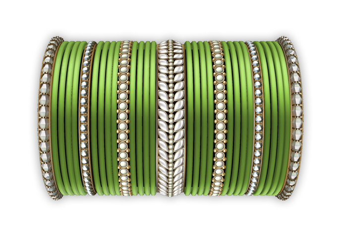 {Zaara} Shairi bangles *lime*