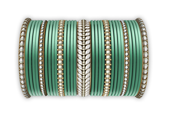 {Zaara} Shairi bangles *mint*