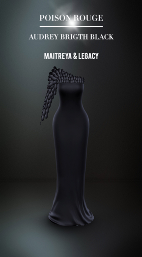 POISON ROUGE Audrey (Brigth Black)