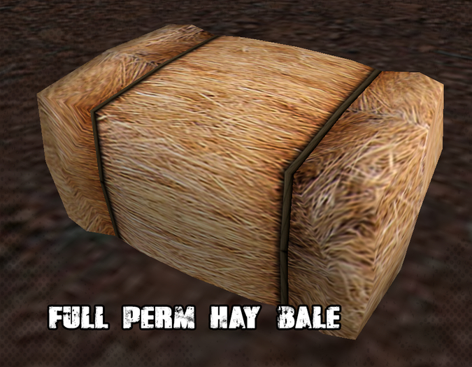 Hay bale - full perm