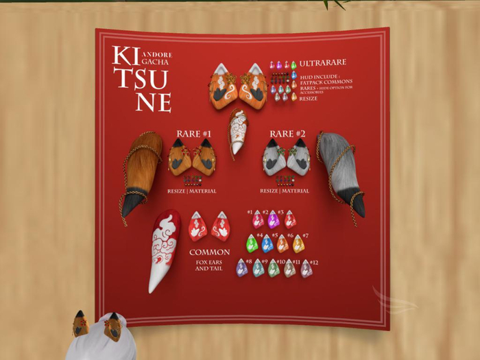 :ANDORE: - Gacha - Kitsune #3 [Rez Me]