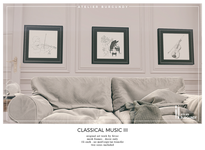Atelier Burgundy _ Classical Music Collection III