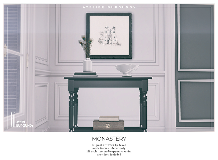 Atelier Burgundy _ Monastery