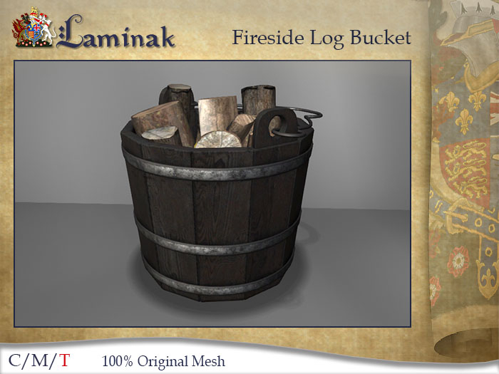Laminak - Boxed - Fireside Log Bucket