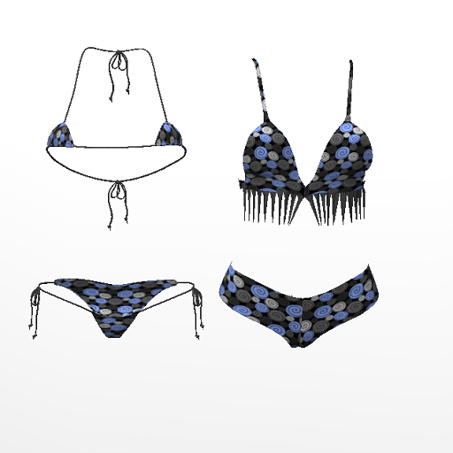 Swirl 2 pack bikinis