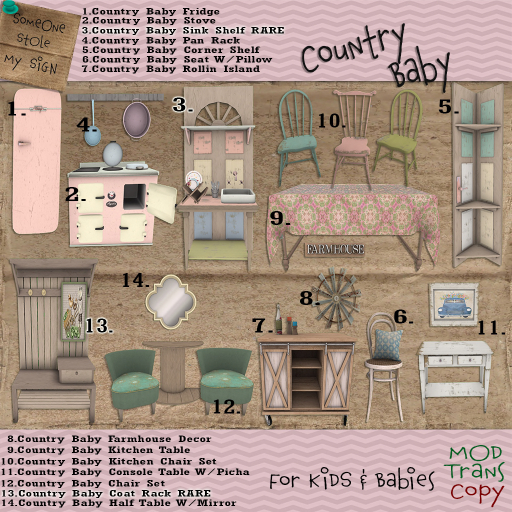 SSMS -4.Country Baby Pan Rack boxed