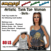 Artistic Tank Top - Skrik - F [emmegi]