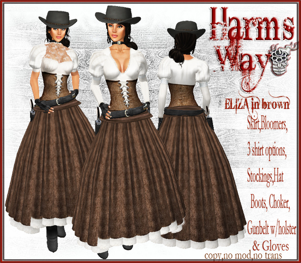 Harm's Way Eliza in Brown