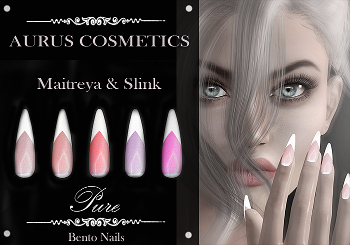 A U R U S -  Pure Bento Nails -Maitreya & Slink
