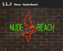 LLJ Neon Nude Beach