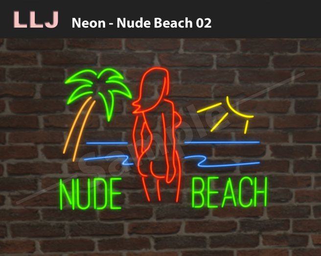 LLJ Neon Nude Beach 02