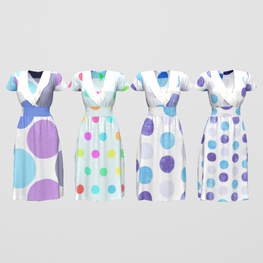 CDKC.0960735 - Retro Dress (dots)