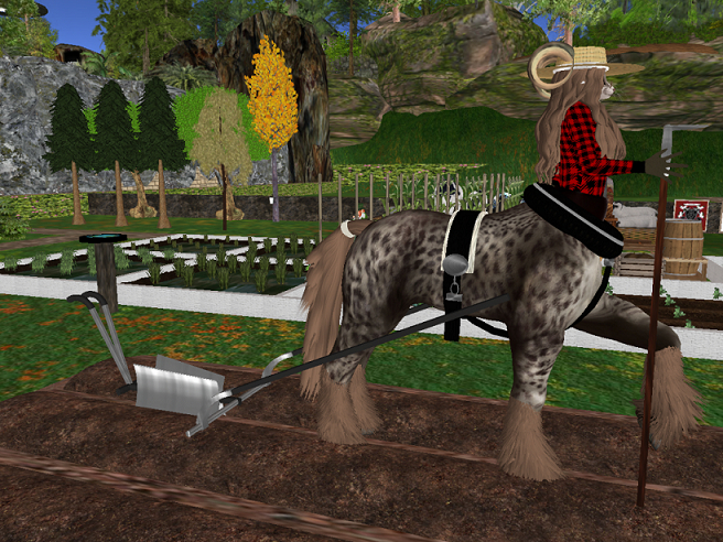 Centaur Plow and Harness