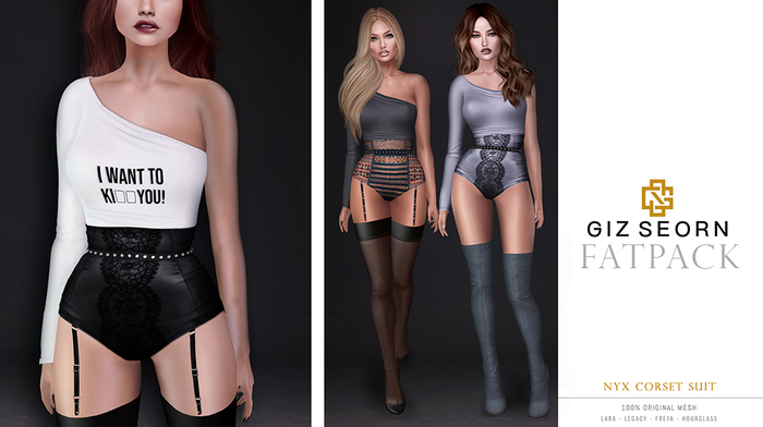 GIZ SEORN : Nyx Corset Suit [FatPack]
