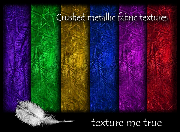 crushed metallic fabric texture pack