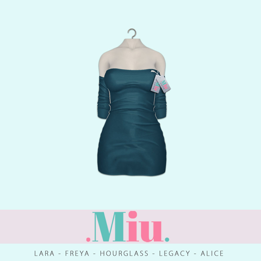 Miu - Ruby dress bluestone