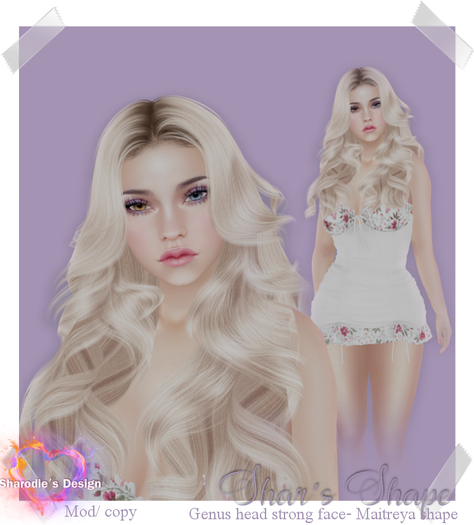 ~*~Shar's Design~*~Genus head strongface shape - wear me