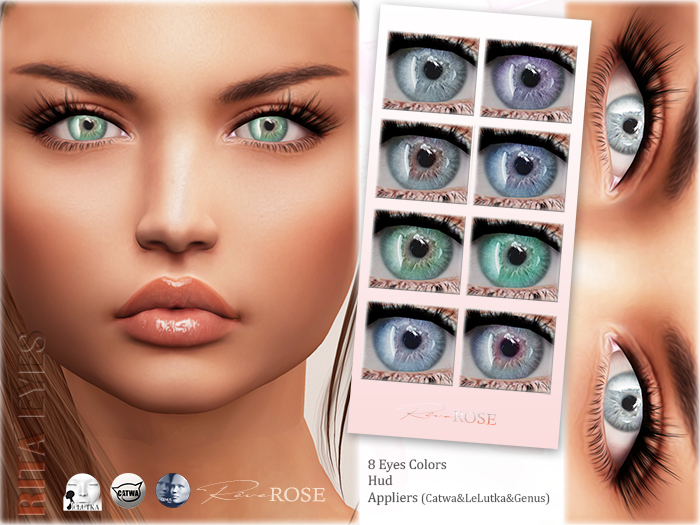 Reve Rose-Lelutka Eyes Applier-"Rita"
