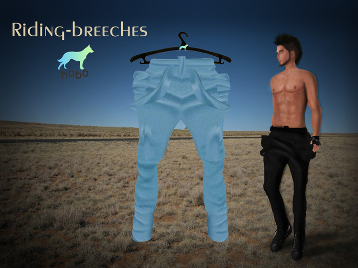 HOBO Riding-breeches CYAN