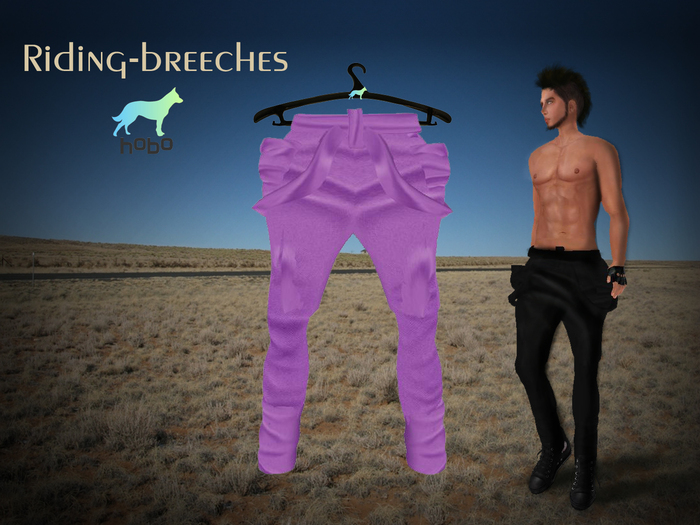HOBO Riding-breeches PURPLE