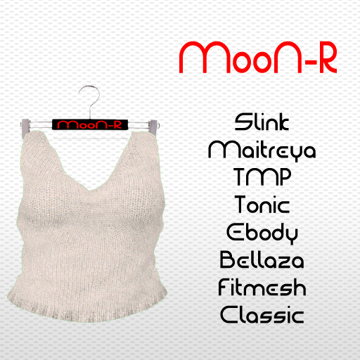 MooN-R Silvia White Top