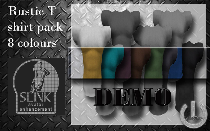 5 Minute DEMO Rustic Tshirts(Slink)-Fat pack