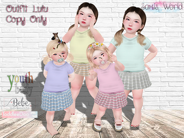 (Samis World ) Outfit Lulu Rose TD/BEBE HUD