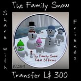 KCSF1 Snow Family Total 51 Prims (Rezz Me) MPV