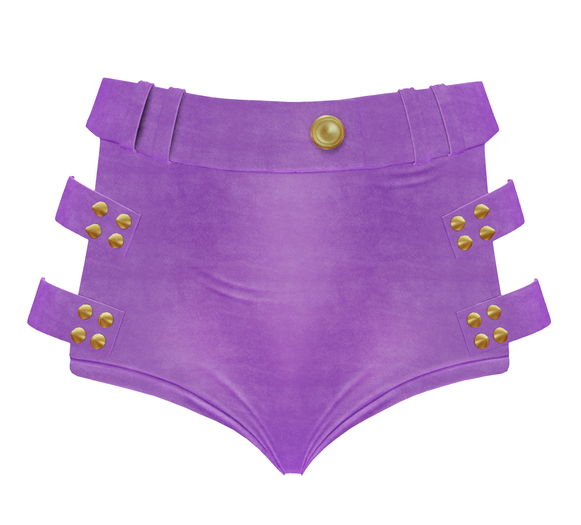 Limited Addiction - Kitty Shorts - Purple