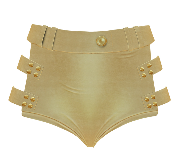 Limited Addiction - Kitty Shorts - Gold