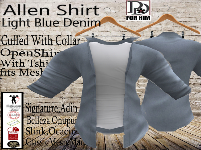 !PD-Allen Shirt LightBlue