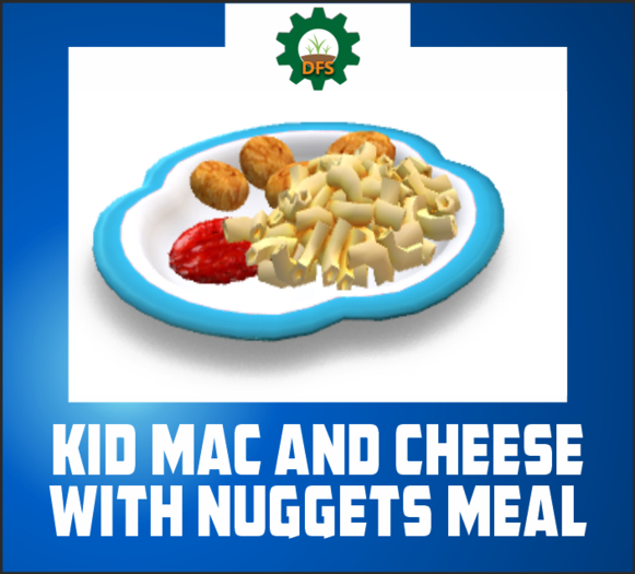 DFS KID MAC AND CHEESE WITH NUGGETS MEAL (texture)