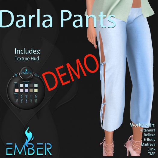 EMBER Darla Pants DEMO (Wear to Unpack)