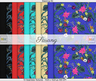 Sarang Matchup Kit 10 Seamless Flowers Textures NM