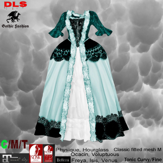 Principessa A black babyblue boxed