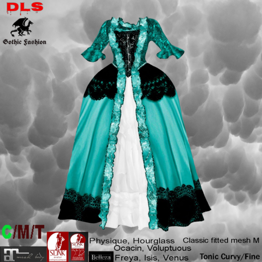 Principessa A black teal boxed