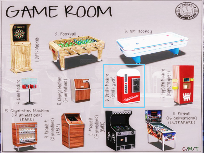 [IK] Game Room - 06. Drinks Machine - COMMON (boxed)