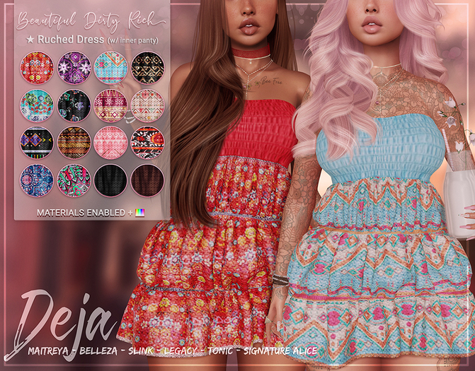 UNPACK HUD (ADD) - *B.D.R.* Deja -Dress-