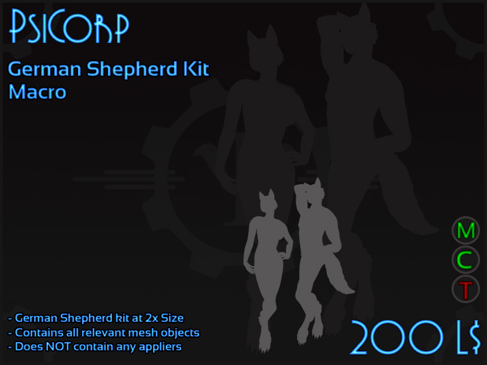 PsiCorp German Shepherd Kit - Macro