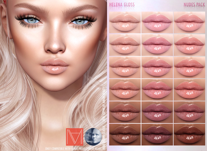 M I A R Y - Helena HD Gloss in Nudes (Genus)