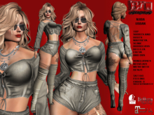 **NJIBA KAKI URBAN STYLE COMPLET OUTFIT** (WEAR)