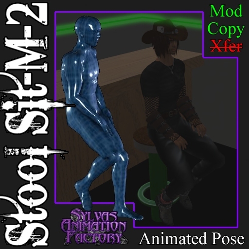 Stool Sit - M-2 -- Male Sitting on a Stool Animation (copyable)