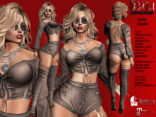**NJIBA BROWN URBAN STYLE COMPLET OUTFIT** (WEAR)