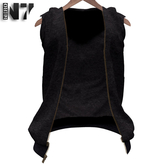 Nero - Roberto Open Hoodie - Black