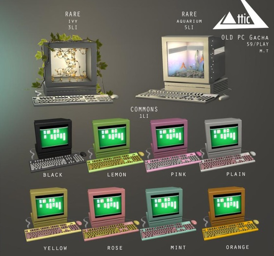 -ATTIC- Old PC Pink
