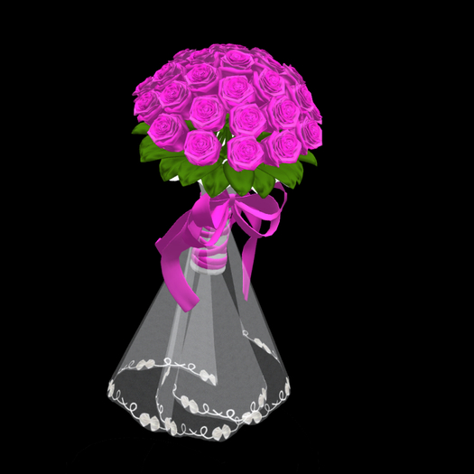 *INT*bouquet mel pink