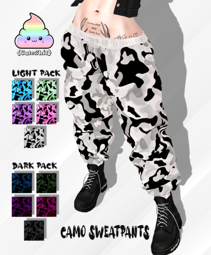 {CuteShit} Camo Sweatpants [LIGHT PACK]