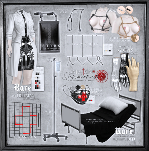 ANTINATURAL[+] Sanatorium / Patient's Bed / RARE