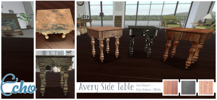 Echo - Avery - Side Table - Style 1 